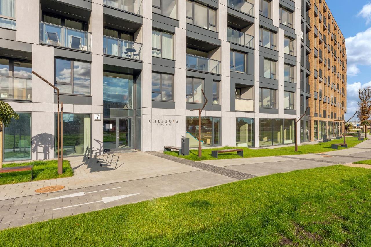 Blue Mandarin - Chlebova Apartments Gdańsk Kültér fotó