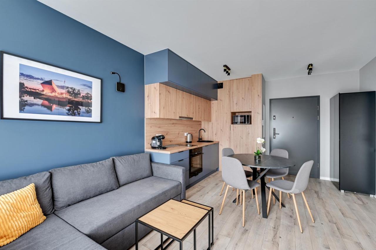 Blue Mandarin - Chlebova Apartments Gdańsk Kültér fotó