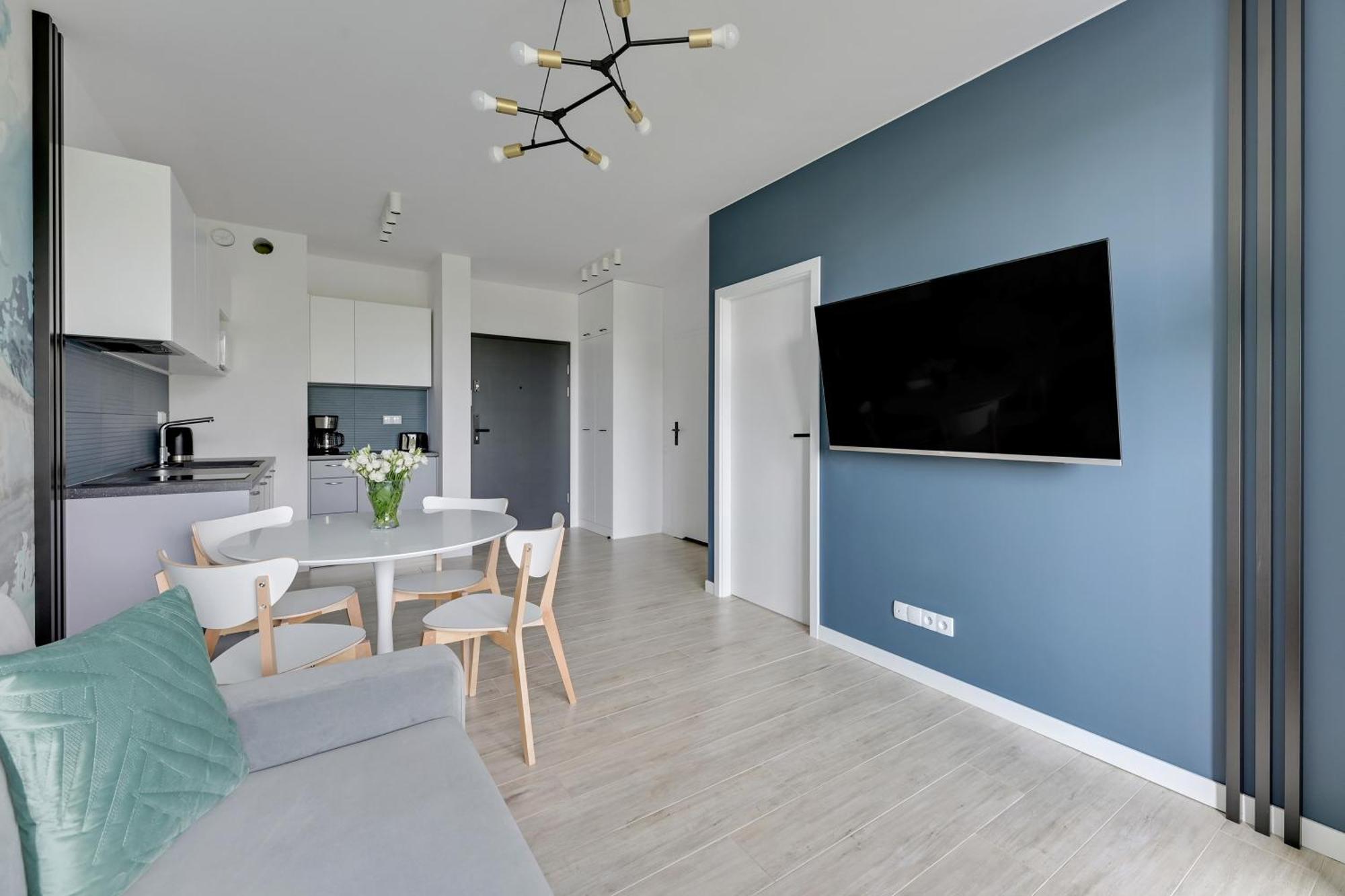 Blue Mandarin - Chlebova Apartments Gdańsk Szoba fotó
