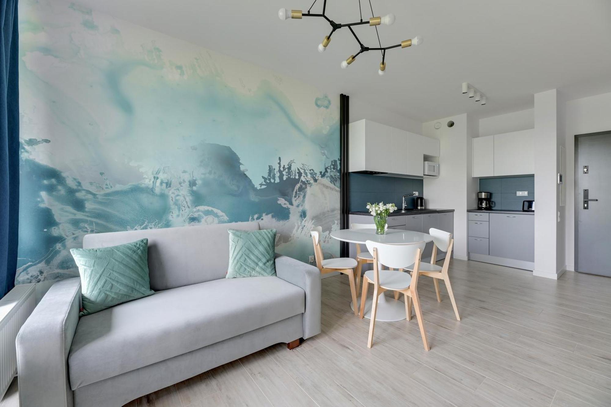 Blue Mandarin - Chlebova Apartments Gdańsk Szoba fotó
